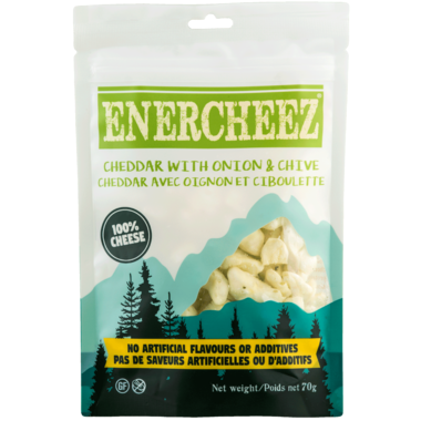 Enercheez Cheddar Chive and Onion Flavour 