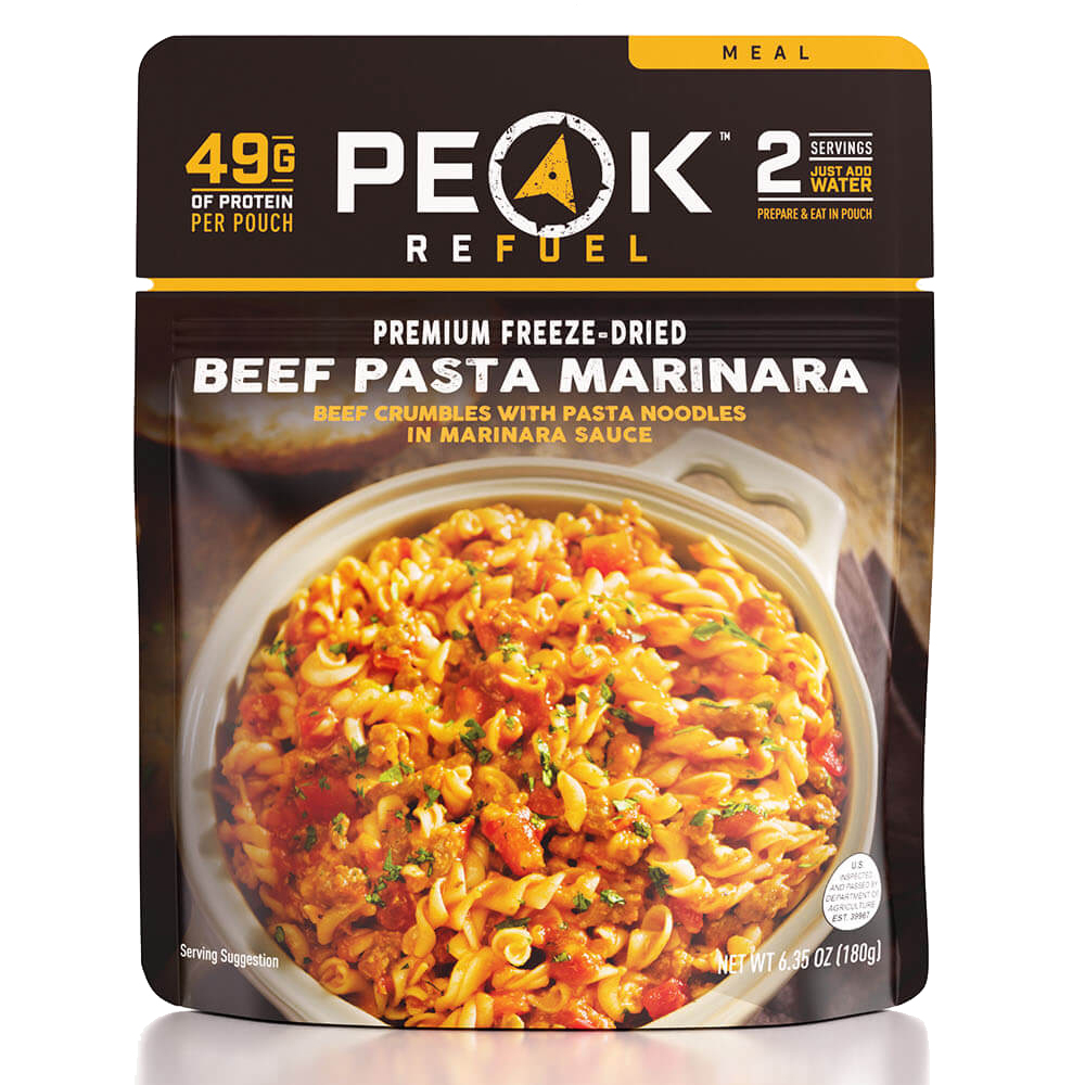Peak Refuel Beef Pasta Marinara